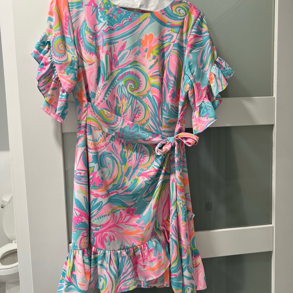 Lilly Pulitzer Multicolor Ruffle Dress